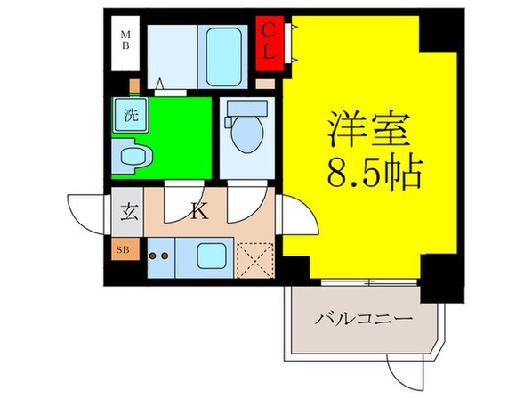 S-RESIDENCE千里丘の物件間取画像